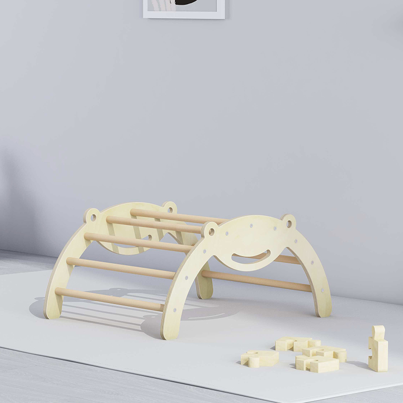 Homish HHGP-014 Climbing Frame Crab Kids Climber Wooden Gym Play