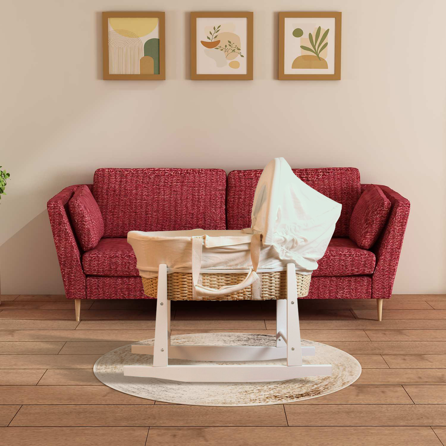 Homish HHBM-003 Baby Mose Stand Basket Baby Baby Rocking Bed Mose StandRocking Bed Baby Bed