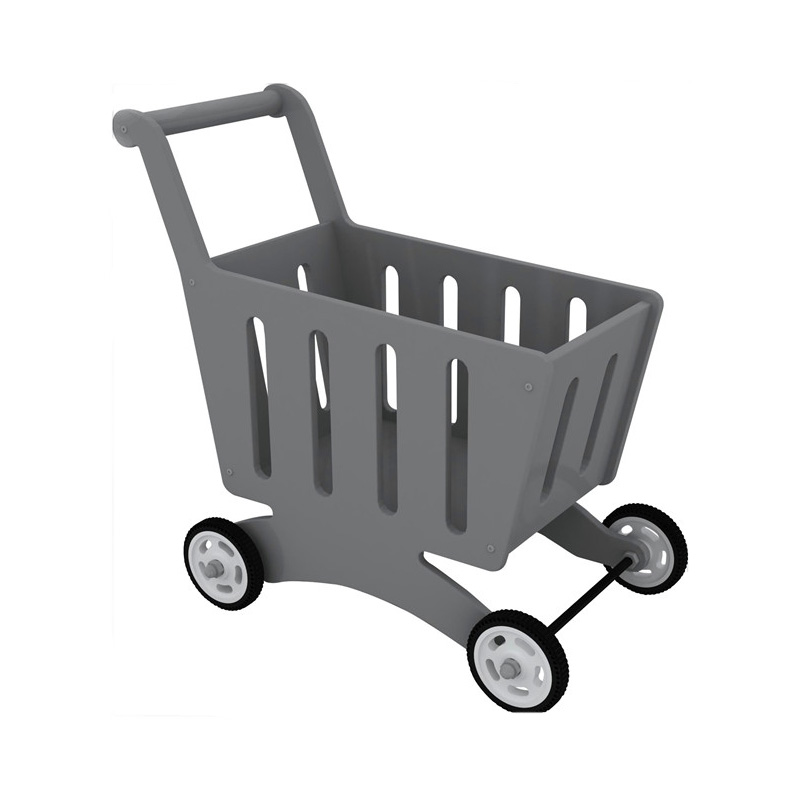 Homish HHCA-001 Walker Shopping Trolley Kids Cart Child Wooden Cart Wood Toy