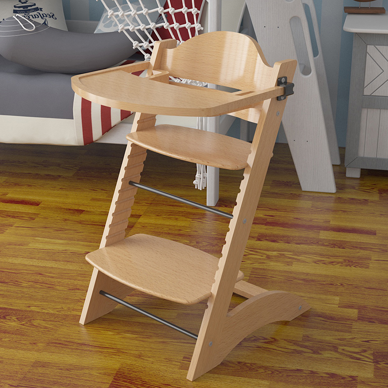 Homish HHHC-007 L Shape High Chair Baby Highchair Feeding Chair Baby Furniture