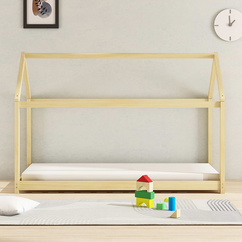 Homish HHKB-003 Pine Wood Kid Bed Toddler House Bed Children Wooden Bed Kids Bed Frame